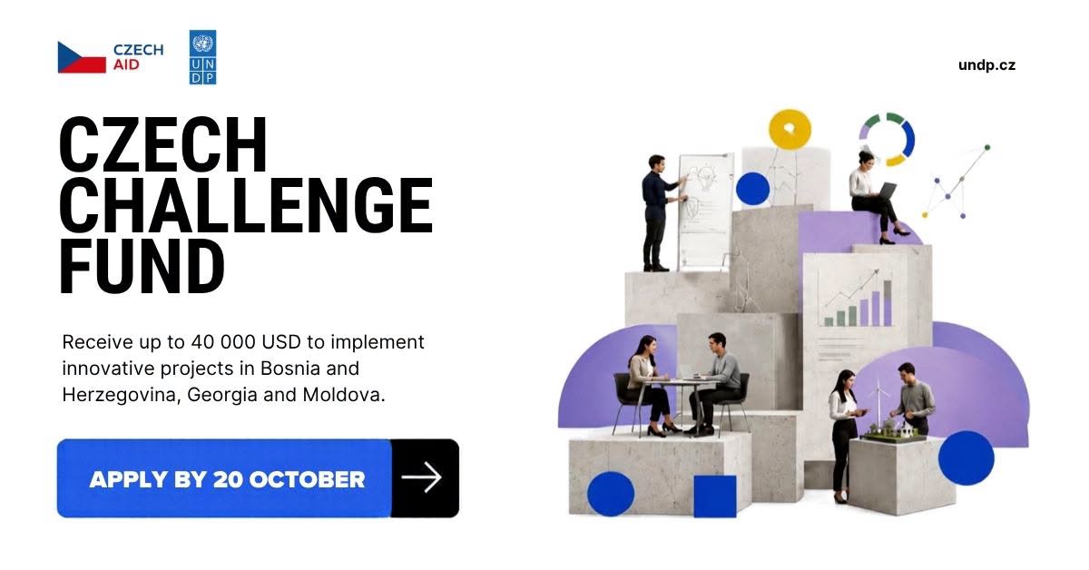 Granturi PNUD de până la 40.000 USD: Czech Challenge Fund 2026