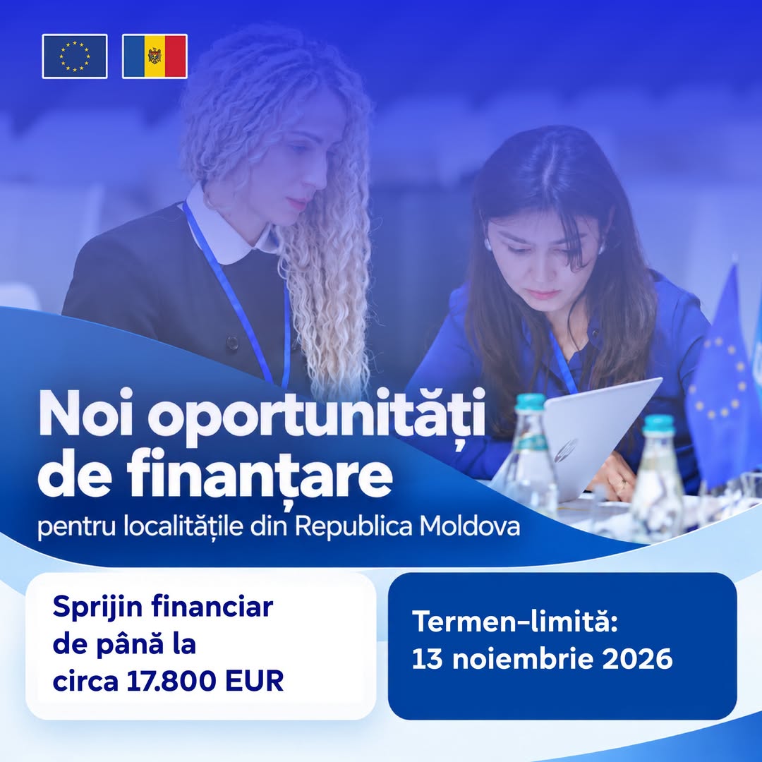 Granturi UE și PNUD pentru APL: Până la 17.800 euro prin M4EG