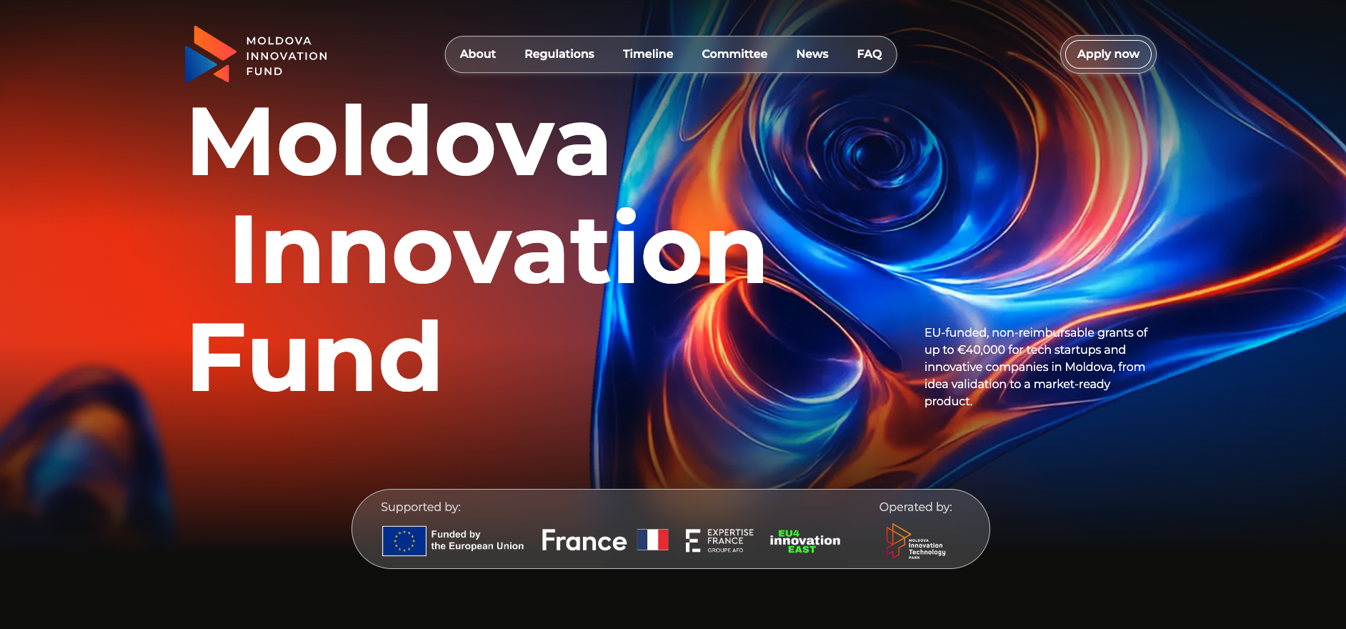 Moldova Innovation Fund: Granturi de până la 40.000 euro pentru startup-uri